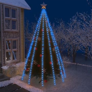  Kalėdų eglutės girlianda su 500 mėlynų LED lempučių, 500cm