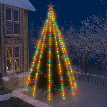  Kalėdų eglutės girlianda su 500 spalvotų LED lempučių, 500cm