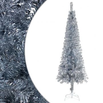  Siauria Kalėdų eglutė, sidabrinės spalvos, 210cm 