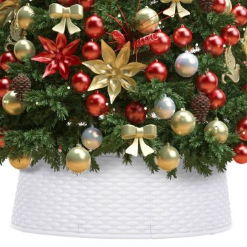 Kalėdų eglutės stovo apvadas, baltas, skersmuo 54x19,5cm