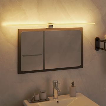  LED veidrodžio šviestuvas, šiltos baltos spalvos, 7,5W, 80cm