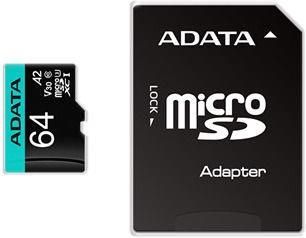 ADATA Premier Pro 64GB microSDXC UHS-I Class 10 w/Adapter