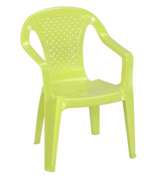 Vaikiška kėdė žalia, plastikinė Camelia 46225