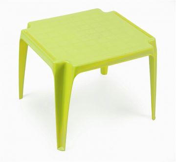 Vaikiškas stalas, žalias, plastikinis 55x50x44 cm