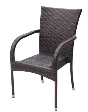 Lauko kėdė 702-2, ruda, 57×89×66 cm
