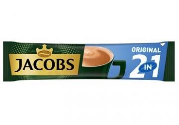 Tirpiosios kavos gėrimas JACOBS 2IN1, 14 g, 1 vnt.