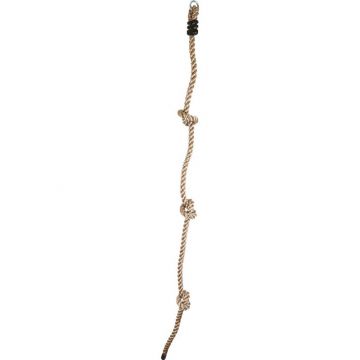 Laipiojimo virvė su mazgais Outlliner, S04-316 2.6 cm, rudos