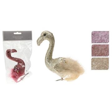 Žaisliukas flamingas, 11 cm