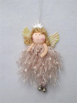 Eglutės žaisliukas angelas, 14 cm