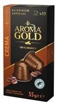 Kavos kapsulės AROMA GOLD CREMA 10 VNT 55G