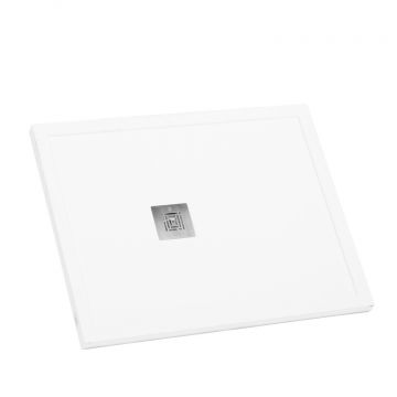 Dušo padėklas LOGIC, 100×80 cm, baltas