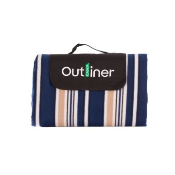 Turistinis kilimėlis OUTLINER AF10, 2000×2000 mm, mėlynas