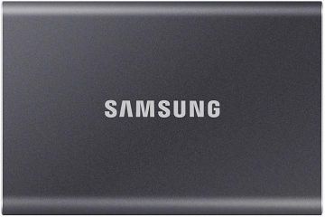 Kietasis diskas Samsung T7, SSD, 1 TB, pilka
