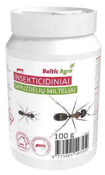 Insekticidiniai skruzdėlių milteliai Baltic Agro, 100 g