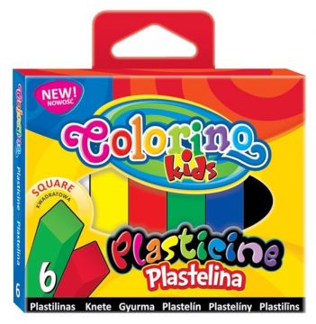 Plastilinas COLORINO 57400PTR, 6 spalvos