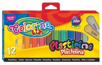 Plastilinas COLORINO 42673PTR, 12 spalvų