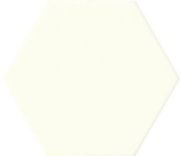 Keraminės dek sienų plytelės Burano White Hex, 11 x 12.5 cm
