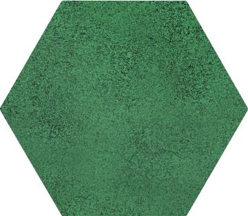 Keraminės dek. sienų plytelės Burano Green Hex, 11 x 12.5 xm
