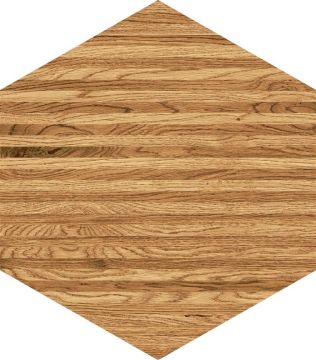 Keraminės dek sienų plytelės Flare Wood Hex, 11 x 12.5 cm