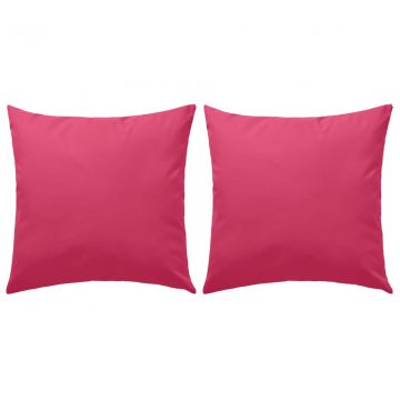  Lauko pagalvės, 2vnt., rožinės spalvos, 60x60cm