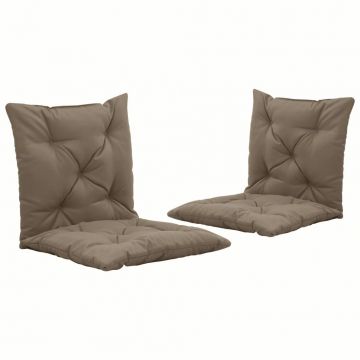  Supamos kėdės pagalvėlės, 2vnt., taupe spalvos, 50cm, audinys 