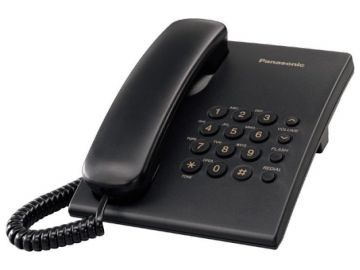 Laidinis telefonas Panasonic KX-TS500FXB, juodas