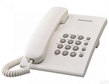 Laidinis telefonas Panasonic KX-TS500FXW, baltas