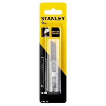 Ašmenys peiliui Stanley 0-11-300  9 mm, 10 vnt.