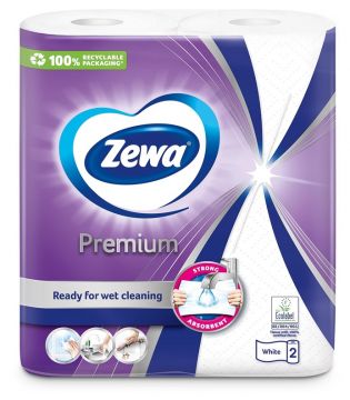 Popieriniai rankšluosčiai Zewa Premium, 2 vnt.