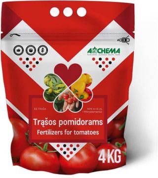 Trąšos pomidorams ir paprikoms Agrochema, 4 kg