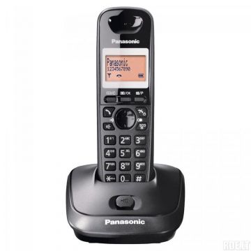 Belaidis telefonas Panasonic KX-TG2511FXT, juodas