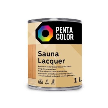 Poliakrilinis lakas Pentacolor Sauna, 1 l
