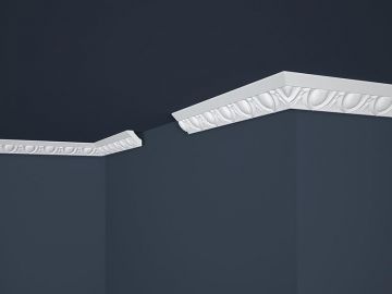 Lubų apdailos juostelės B-2, balta, 200 x 3.2 cm