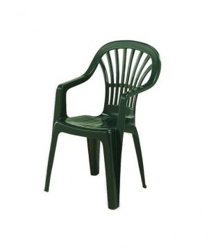 Lauko kėdė VERNERS SCILLA, žalia, 54×53×80 cm