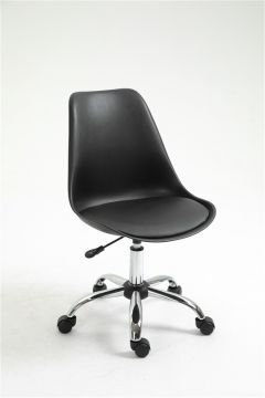 Kėdė Domoletti AH-3001R,  38.5 x 43.5 x 81 - 91 cm, juoda