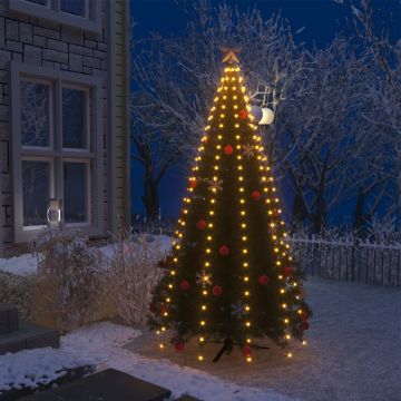  Kalėdinė girlianda eglutei-tinklas su 250 LED lempučių, 250cm