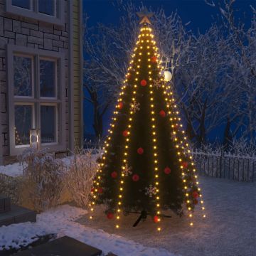  Kalėdinė girlianda eglutei-tinklas su 300 LED lempučių, 300cm