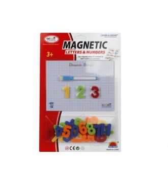Žaislinė magnetinė lenta su skaičiais, nuo 3 m.