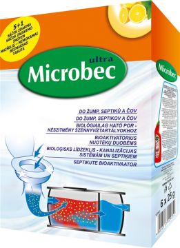 Bio priemonė nuotėkų duobėms Bros Microbec, 150 g