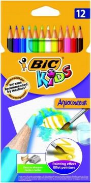 Spalvoti akvareliniai pieštukai BIC 8575613, 12 spalvų