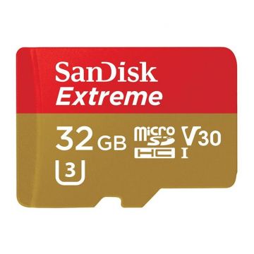 ATMINTIES KORTELĖ SANDISK 32GB MICRO SDHC EXTREME 100MB/s
