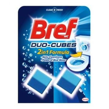 Unitazo kubeliai BREF DUO CUBES, 2×50 g