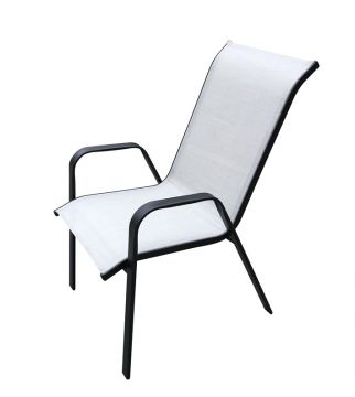 Lauko kėdė LUCKY 4772013149040, pilka, 95×55×95 cm