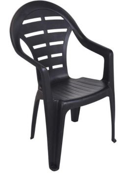 Lauko kėdė GUINEA 09031, pilka, 56×54×94 cm