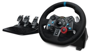 Žaidimų vairas Logitech PS4/PC G29 Racing, juoda