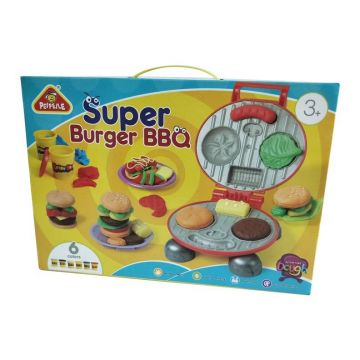 Žaislinis modelino rinkinys 9005 burger bbq