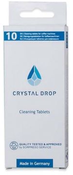 Kavos aparatų valymo tabletės Crystal Drop (10)