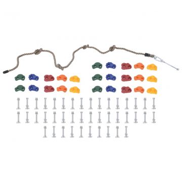  Laipiojimui skirti akmenys su virve, 25vnt., įvairių spalvų