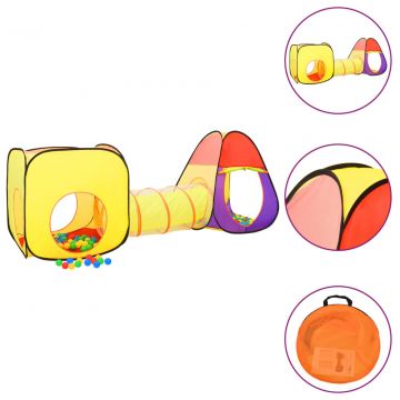  Vaikiška žaidimų palapinė, įvairių spalvų, 255x80x100cm