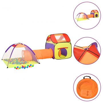  Vaikiška žaidimų palapinė, įvairių spalvų, 338x123x111cm